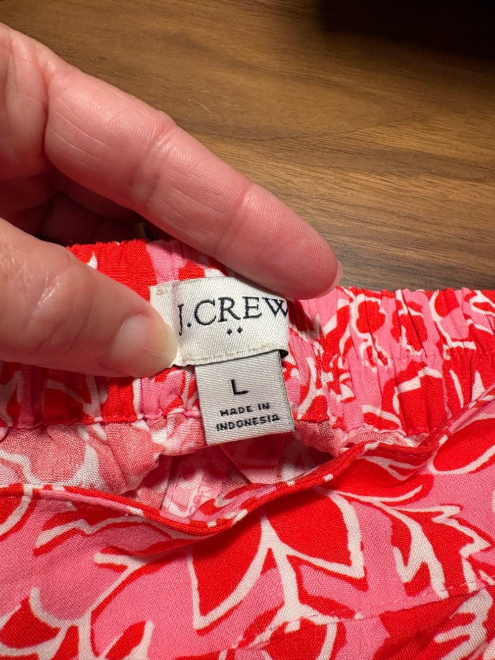 J. Crew floral faux-wrap skirt - size large - Picture 3 of 9